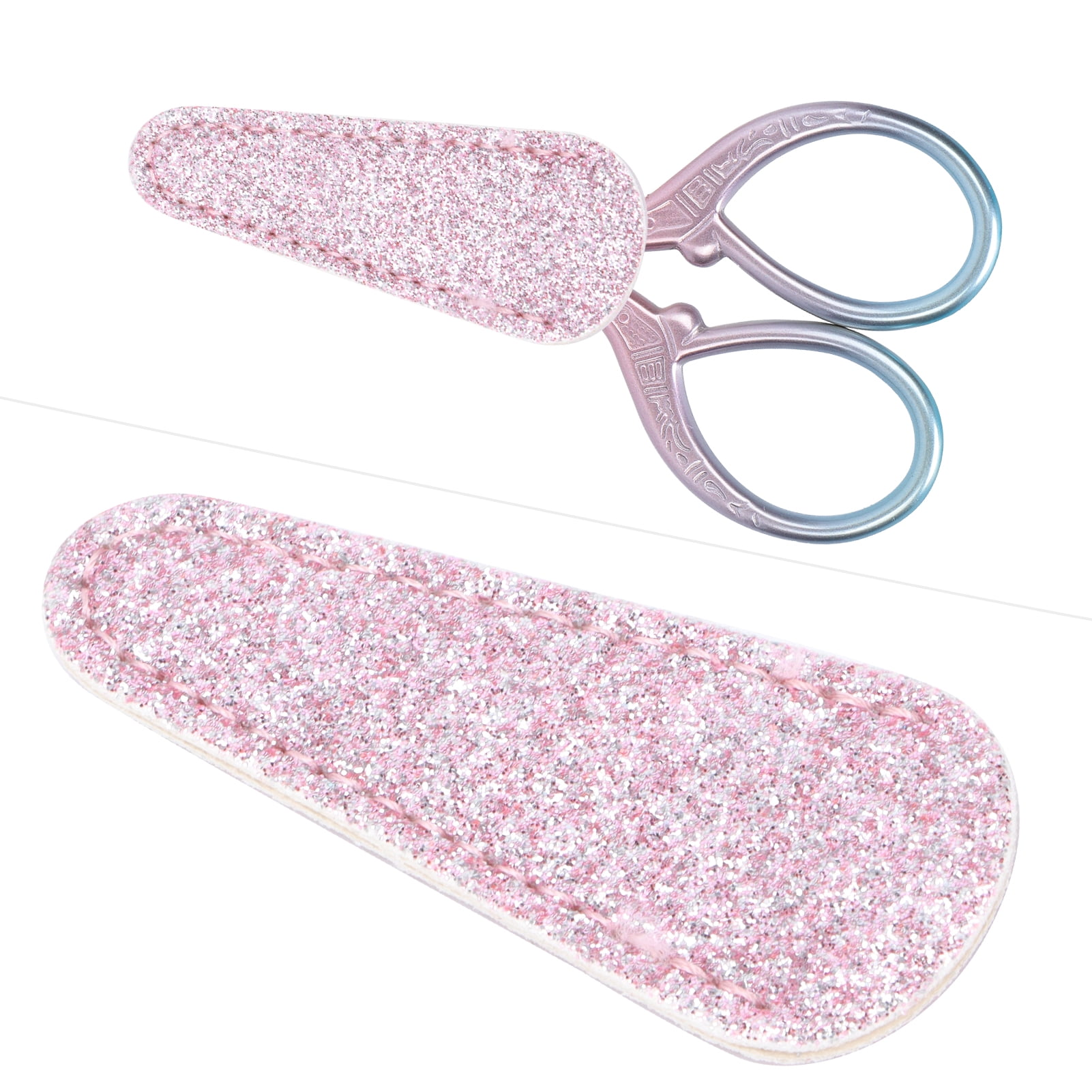 6 Pack Scissors Sheath Set - Leather Safety Covers For Sewing, Beauty & Craft Tools