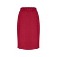 thumbnail image 6 of Women's 2 Piece Midi Skirt Sets Solid Color Business Casual Outfits Long Sleeve Cardigan Matching Dressy Suits, 6 of 7