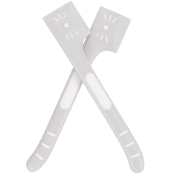 ELAYARD Grey Pet Food Spoon for Cats and Dogs - No Food Waste, Easy Feeding Tool