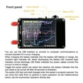 thumbnail image 4 of Analyseur de Réseau Vectoriel Portable 0kHz-3GHz Affichage Numérique Écran Tactile Ondes Courtes MF HF VHF UHF Antenne Analyseur Support Vagues, Multiples Fonctions, 4 of 7