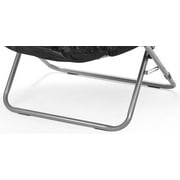 Urban Shop Polyester Folding Chair, Black