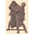 thumbnail image 2 of Elihu Vedder 13x18 Black Ornate Wood Framed Double Matted Museum Art Print Titled - Study for ‘Greek Girls Bathing’ IV (C. 1872), 2 of 5