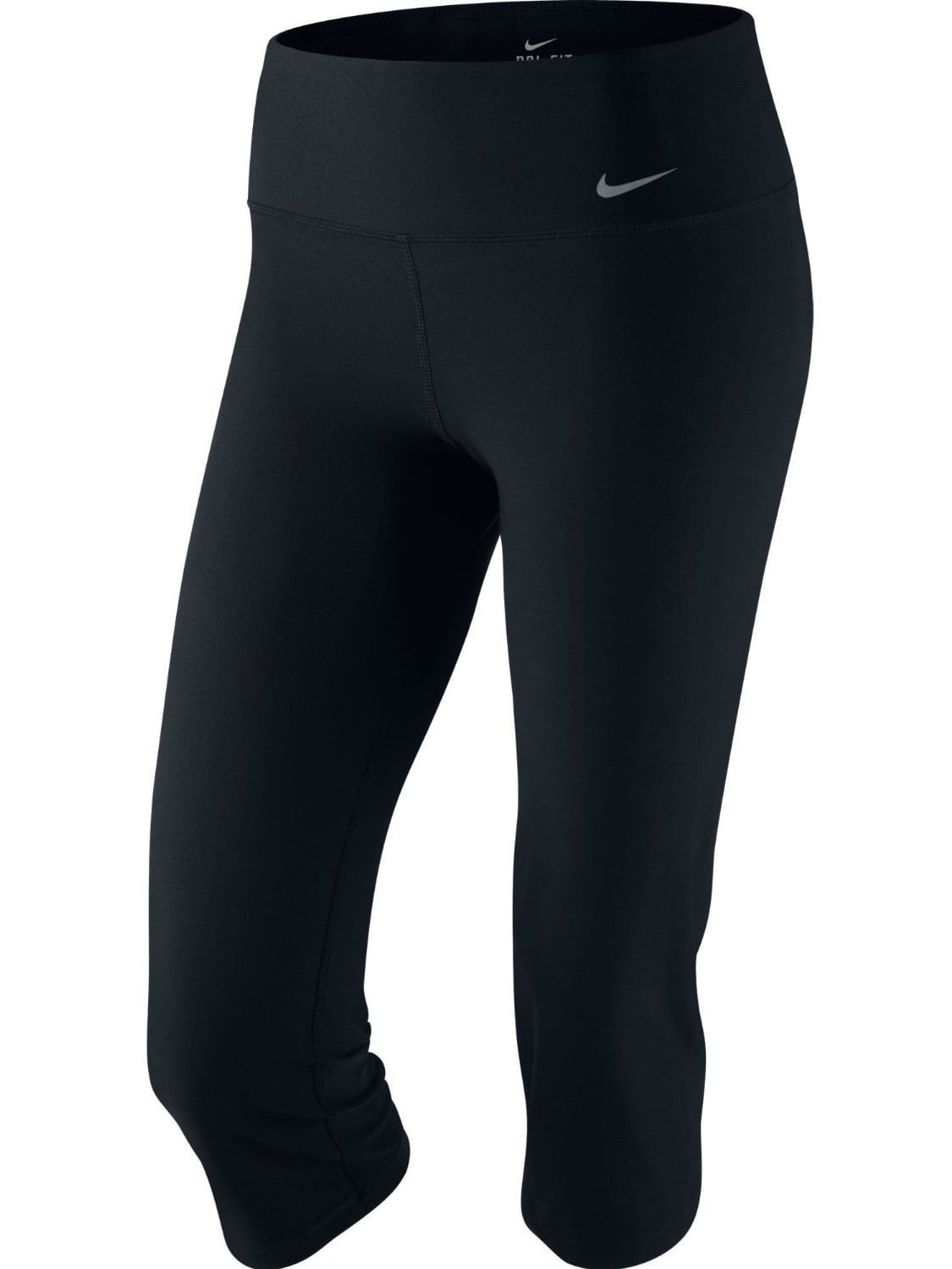 Nike Women's Dri-Fit Slim Fit Training Capris-Black - Walmart.com