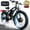 Black Blue, variant on 5000w 50MPH Bike, 60V 25AH Battery Bike for Adults, Dual-Motor-bike, 26*4.0 Fat Tire bike, AWD 21-Speed Bicycle for Snow Sand UL 2849