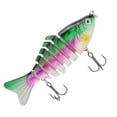 thumbnail image 2 of 10cm Artificial Lure Fishing Bait Multisection Sinking Wobbler Hooks Tackle(JM050-3), 2 of 8