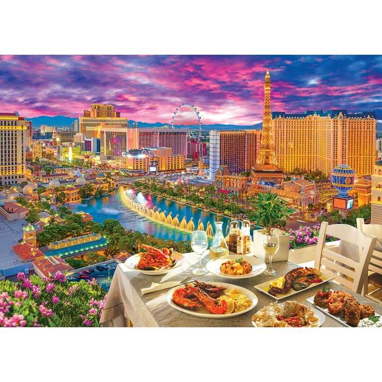 Cra-Z-Art Kodak Adult 3000-Piece La Vida Las Vegas Jigsaw Puzzle