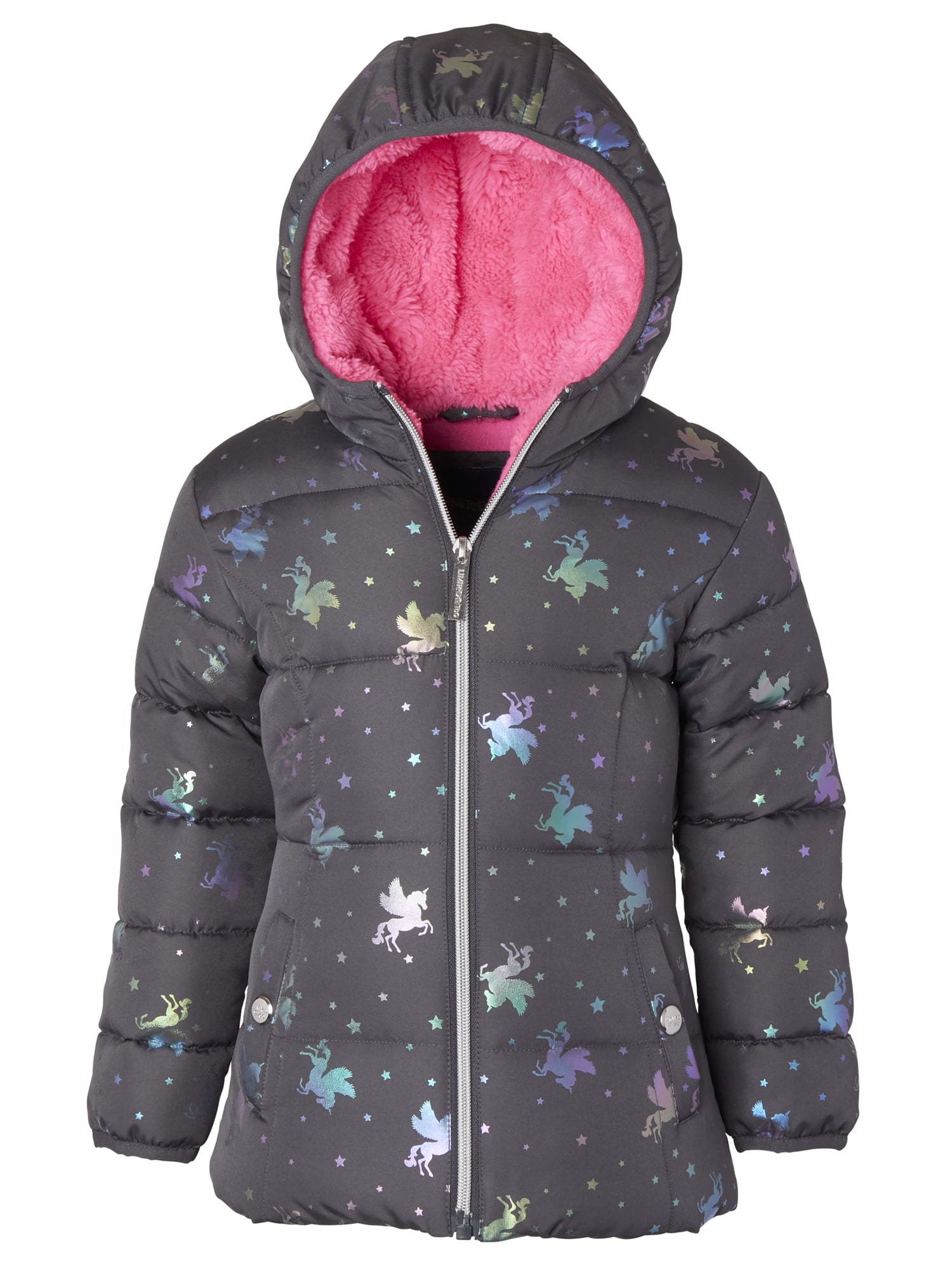 unicorn puffer jacket