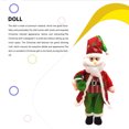 thumbnail image 4 of Kearding Muñeco de Navidad para el hogar, juguete de peluche para vacaciones, decoración de mesa, decoración navideña de Año Nuevo, adorno para Kits de decoración para fiestas Kearding HA070741-00, 4 of 6