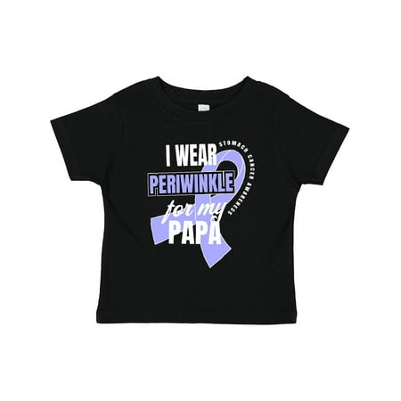 

Inktastic I Wear Periwinkle for My Papa Stomach Cancer Awareness Gift Toddler Boy or Toddler Girl T-Shirt
