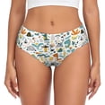 thumbnail image 1 of Balery Cartoon Dinosaur Ropa Interior de Algodón para Mujer con Dibujo – Braguitas Cómodas y Elásticas, Estilo Clásico-3X-Large, 1 of 6