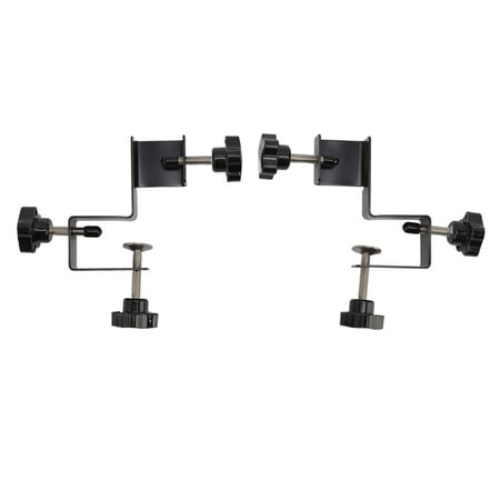 

2 PCS Cabinet Drawer Installation Clamps Left Right Side Drawer Jig Rocker Arm Cabinet Front Drawer Woodworking Clamps Black