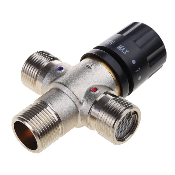 SIEYIO 3/4 Inch DN20 Solar Heater Thermostatic Mixing for Valve TMV Pipe for Valve Ther