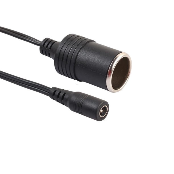 Enchufe el cable DC 5.5x2.1mm a la fuente de alimentación del enchufe del encendedor de cigarrillos del automóvil (B)
