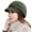 Army Green, variant on Women Winter Warm Knit Hat Wool Snow Ski Caps with Visor Snow Ski Caps with Visor Gifts