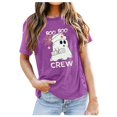 thumbnail image 1 of Halloween Ghostly Printed T-Shirt Adorable Festive Tee For Women's Celebration, 1 of 5