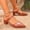 Brown, variant on KEVCHE Womens Slingback Flats Pointed Toe, Closed Toe Elegant Mid-Heel Chunky Heel Sandals,Square Topline Slip On Dressy Flats for Office Work Date
