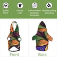 thumbnail image 6 of Honeii Multicolored Beautiful Flower1 Print Small Dog Hoodies Pet Hooded Sweatshirts Fall Winter Puppy Cat Sweaters Warm Clothes for Small Dogs Outfits Costume-Small, 6 of 7