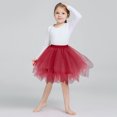 thumbnail image 2 of TAIAOJING Ballet Tulle Tutu Skirt for Little Girls Baby Soft Fluffy Tutu Skirt Toddler Soild Party Carnival Mesh Tutu Princess Skirt, 2 of 4