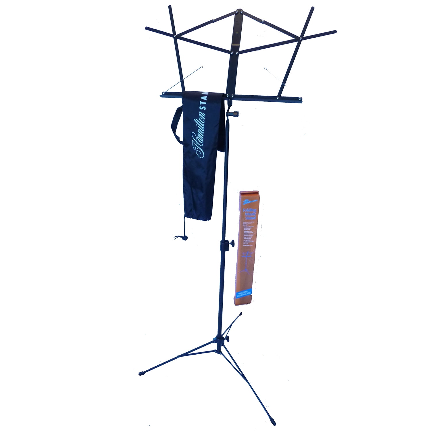 Hamilton Deluxe Folding Music Stand | Black