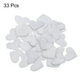 thumbnail image 3 of Heart Shaped Iron on Patches White Embroidered Sew on Love Applique Patches 33 Pack, 3 of 6
