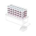 thumbnail image 2 of Bandeja para cubitos de hielo con tapa y caja de almacenamiento | Molde de silicona para hielo, 2 of 6