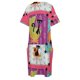 thumbnail image 5 of Vestido de noche para mujer prenda holgada con bolsillos estilo RETRO de los años 60 gatos modernos de mediados de siglo para verano, 5 of 7