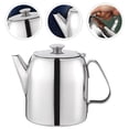 thumbnail image 4 of Stainless Steel Tea Pot Kitchen Decorative Teapot Tea Container Oil Pot for Loose Tea, 4 of 9