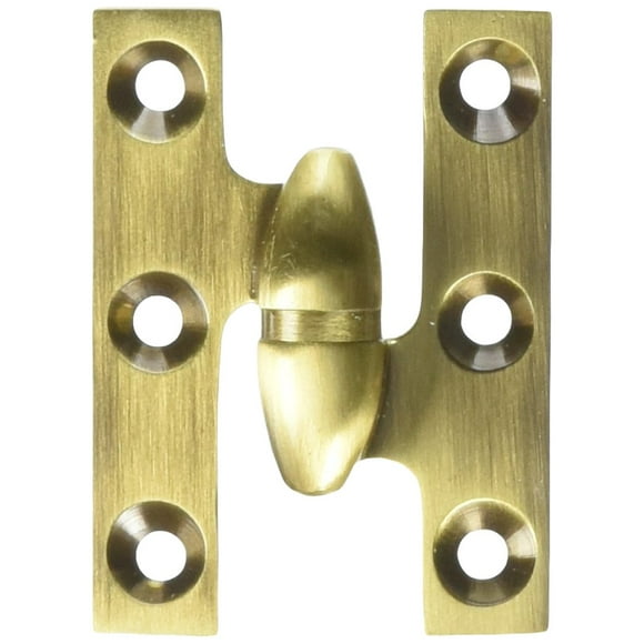 Deltana OK2015U5-R Solid Brass 2-Inch x 1/2-Inch Olive Knuckle Hinge