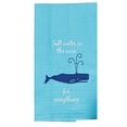 thumbnail image 2 of Kay Dee Designs R4084 Saltwater Whale Embroidered Waffle Towel, 2 of 2