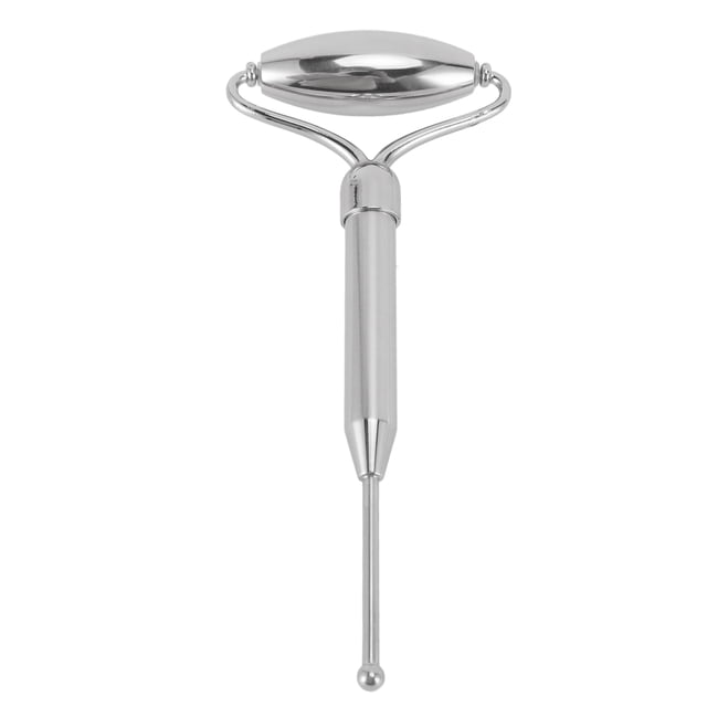 Rodillo de Cara de Metal, Sólido Roller de Masaje de Acero inoxidable fría de acero para oxidable para Mujeres