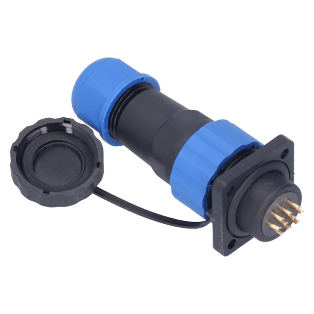 Conector De Alimentación A Prueba De Agua, Enchufe De Aviación Protección IP68 Contactos De Cobre 250V 5A Resistente A La Corrosión Para Instrumentaciones Para Equipos De