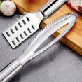 thumbnail image 5 of CNKOO 2pcs/set Stainless Steel Serrated Fish Scale Scraper  Seafood Knife  Fish Scale Remover  Scale Removal Tool  Easy to Remove Fish Scales  Fish Scale Cleaning Tool  Kitchen Tool, 5 of 5