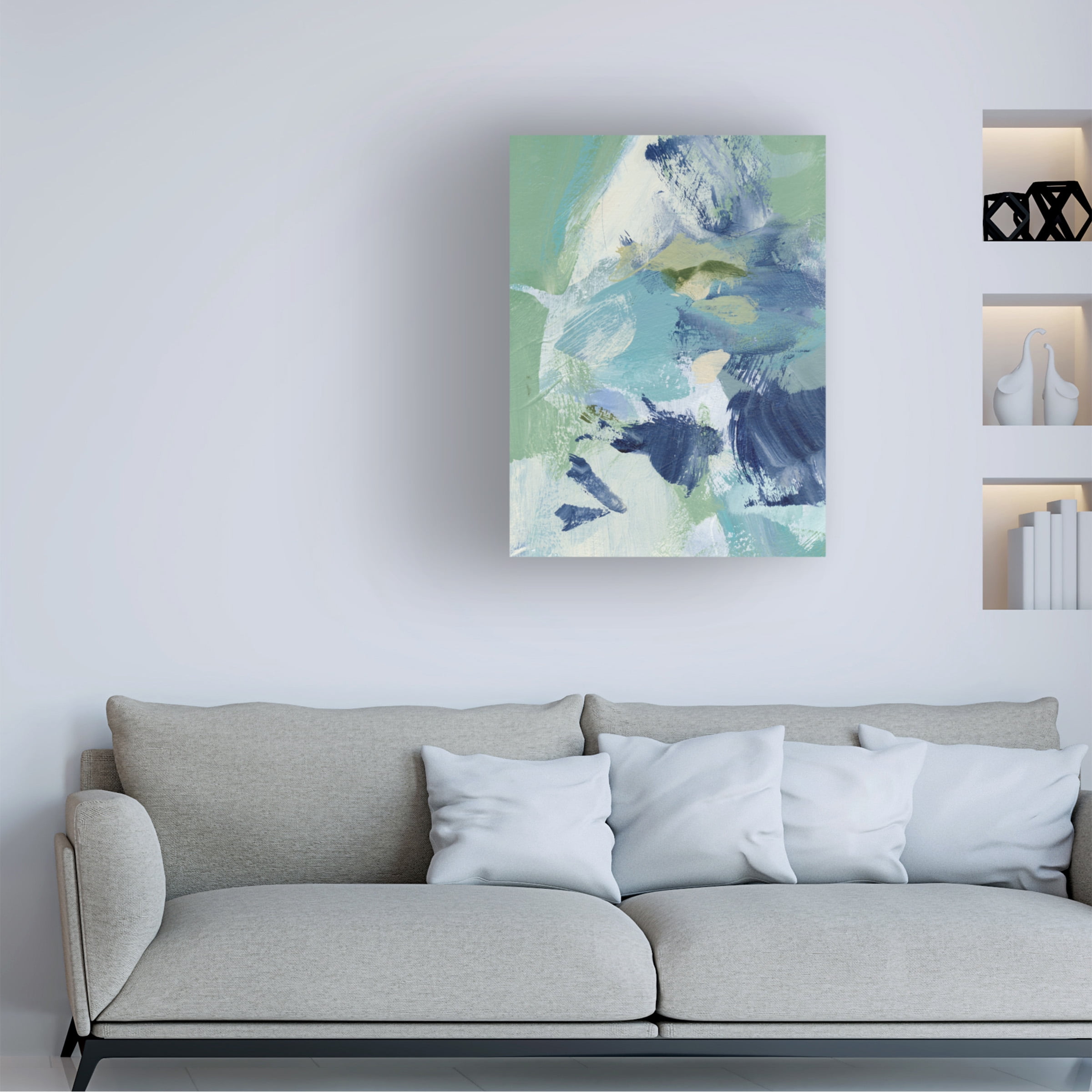 Christina Long 'Northern Lights Abstract II' Canvas Art