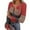 X019-Red, variant on Womens Henley Tops Ribbed Knit Long Sleeve Tunic Shirts Casual Slim Fit Button Up T Shirts