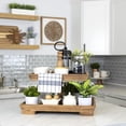 thumbnail image 6 of Two Tiered Wooden Serving Stand, 6 of 6