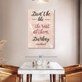 thumbnail image 3 of Elephant Stock Be Unique Wall Art - Vertical Canvas Wall Art - Hallway Wall Decor - Inspirational And Typography Canvas - Beige And Black Decor - 30" x 45", 3 of 8