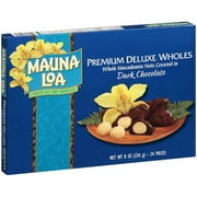 Mauna Loa: Macadamias Premium Deluxe Wholes Nuts Covered In Milk Chocolate, 8 Oz