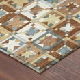 thumbnail image 3 of Addison Rugs Chantille Indoor/Outdoor Transitional Patchwork Paprika Machine Washable Rectangle Rug, 9' x 12', 3 of 8