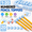 Light Blue, variant on Numbered Silicone Pencil Toppers for Standard #2 Pencils, Reusable Pencil Number Caps 1-20, Pencil Labels for Easy Organization, 20 Pack