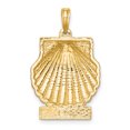thumbnail image 4 of FJC Finejewelers 14k Yellow Gold Ocean City Under Scallop Shell Charm, 4 of 4