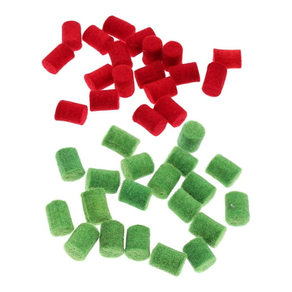 Sound 40pcs/set Bumper Felts for Soprano Parts Accessory red