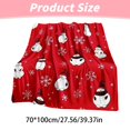 thumbnail image 3 of Décor de Noëlcouverturecouverture en Flanelle de Noël Douce et Confortable Couverture de Noël Salon Canapé Chambre Couverture Couverture pour Enfants Couvertures de Lit Flocons Rouges Bonhomme de Neige de Noël Douce et Confortable Couverture Simple Flanelle Duveteuse, 3 of 7
