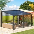 thumbnail image 4 of Jaxpety 14 x 10 ft. Hardtop Gazebo Outdoor Awnings for Patio, Backyard, Porch, 4 of 12