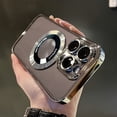 thumbnail image 3 of New Luxury Transparent Magnetic Wireless Charging Phone Case For iPhone 15 14 13 12 11 Pro Max Plus 15Pro Cases, 3 of 5