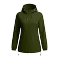 thumbnail image 6 of Drovellove Women's Hooded Raincoat Jacket with Zipper - Lightweight Waterproof Windbreaker for Travel, Hiking, Cycling, Camping| Packable Foldable Outdoor Overcoat with Adjustable Drawstring Hood, 6 of 6