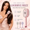 thumbnail image 5 of Electric Steam Brushs for Hair,Rechargeable Steam Hair Straightener, Detangling Steam Brush for Short Hair With Water Spray,2-In-1 Misting Hairbrush for Reduce Frizz, Nourishes Hairs Anti Frizz Tool, 5 of 9