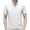 White, variant on WREESH Men's Solid Henley Shirts Button-Loose Casual Short Sleeve Shirt a Classic Solid Color Top for Men's Daily Wear Black