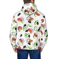 thumbnail image 5 of Zip Up Hoodies for Men - Tomato Eggplant Cucumber Long Sleeve Comfrt Men'S Fashion Hoodies & Sweatshirts, Jackets for Men Hoodies Pullover Clothing Clothes with Pouch, 5 of 5