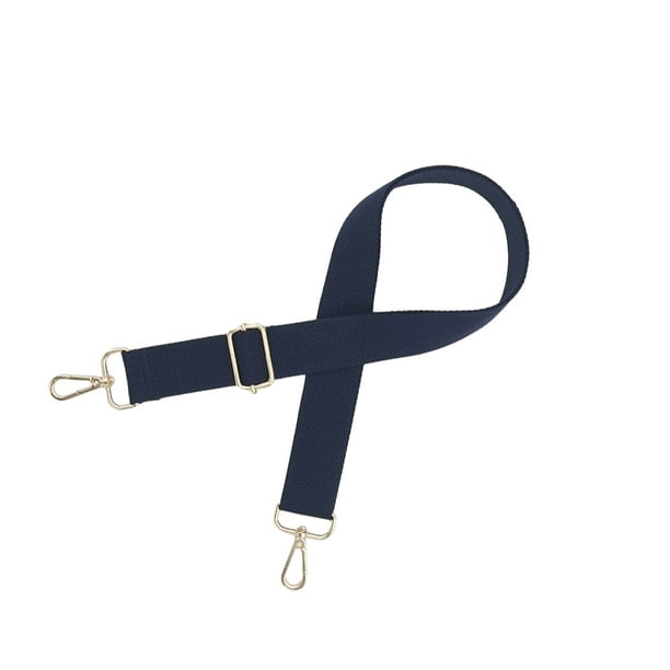 Sonducket Bolso de hombro de algodón con correa para niñas, bolso informal de diseño Simple, banda ajustable con hebillas, reparación de Viajes, Equipaje y Accesorios Varios Azul