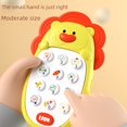 thumbnail image 5 of Interactive Lion-Shaped Baby Phone Toy for 0-3 Years: Bite-Safe ABS Material, Early Education Music & Sound Features, Stimulate Cognitive Development, (Batteries Not Included), 5 of 5